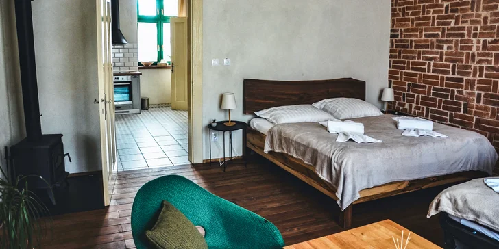 Ubytovaní budete v pohodlnom apartmáne, kde sa budete cítiť ako doma.