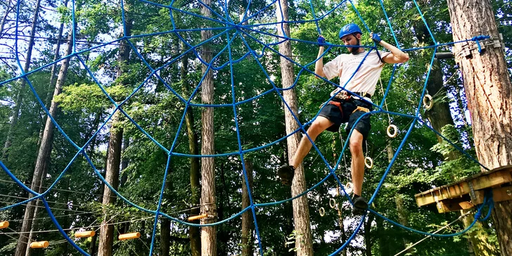 Odlepte se od země: vstupy do lanového centra Jungle Park pro děti i dospělé