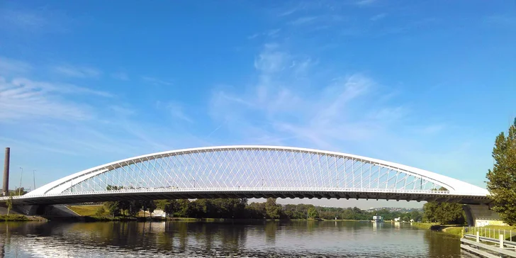Trojský most byl slavnostně otevřen dne 4. října 2014, jeho délka je 262 metrů a rozpětí oblouku hlavního pole činí rovných 200 metrů.