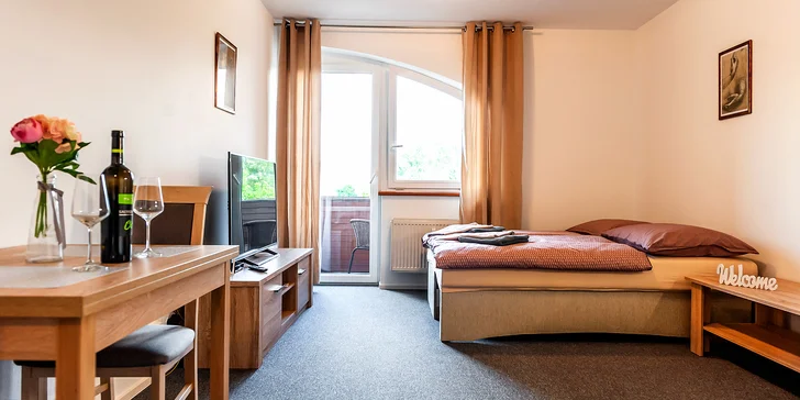 Komfortní apartmány pro 2-4 osoby v blízkosti Thermal parku Bešeňová