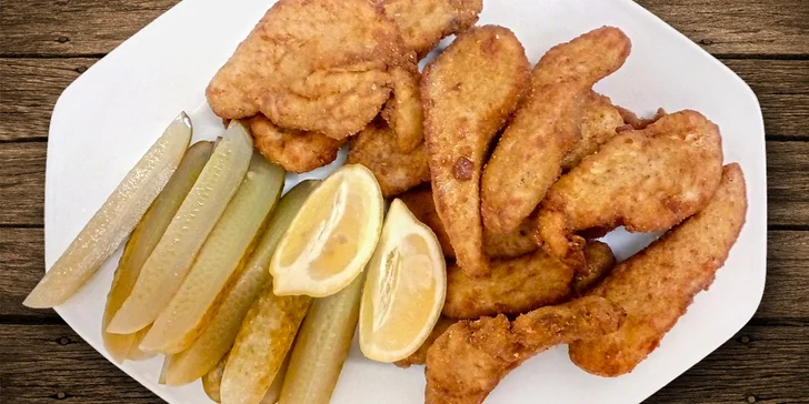 1 nebo 2 kg řízků v Restauraci Pod Jasanem