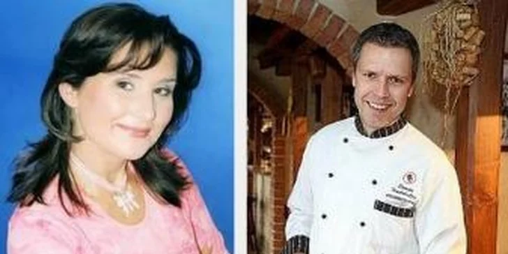 Ing. Radka Brudychová (Pod Pokličkou nebo Sama doma) a kuchař Roman Hadrbolec (Jste to, co jíte!)