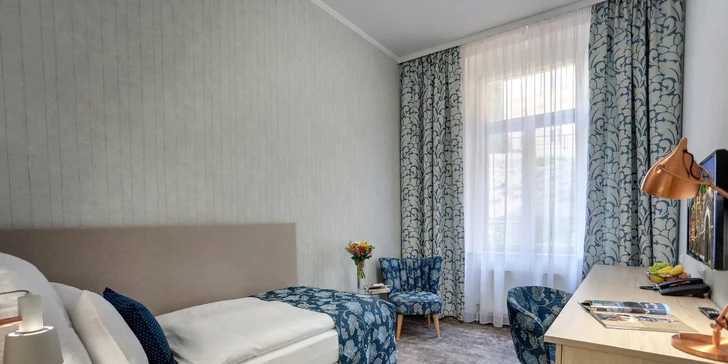 Na výběr je standardní pokoj i pokoje Comfort nebo Superior. 