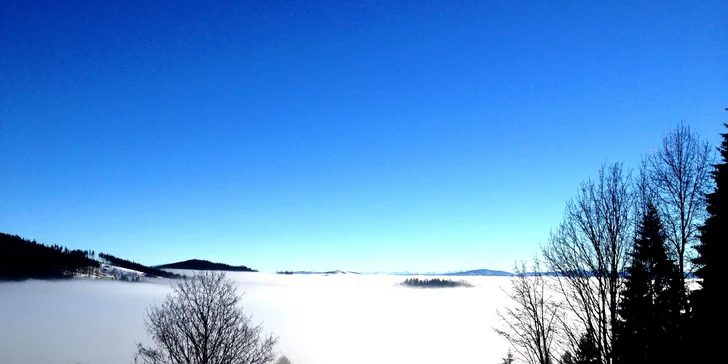 V dosahu jsou i četné skiareály.