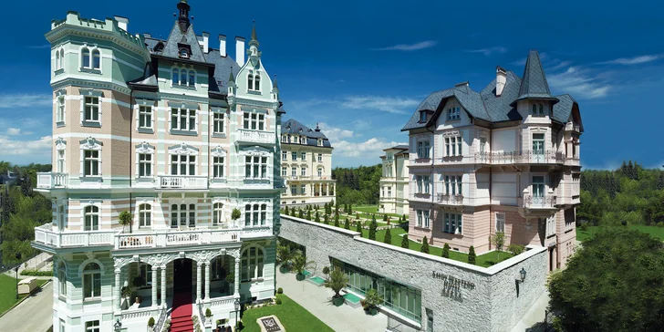 Pobyt v luxusním 5* hotelu v Karlových Varech: neomezený wellness i masáže a koupele