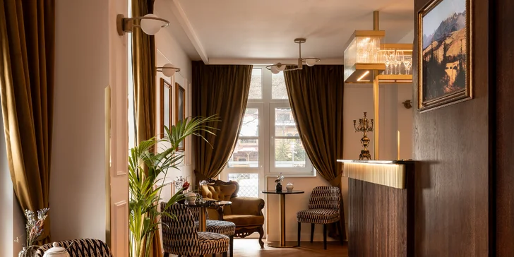 Prostory hotelu v sobě snoubí eleganci stylu art deco a moderních prvků.