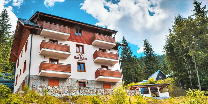 Apartmány v Jasné: výhled na hory a možnost privátního wellness