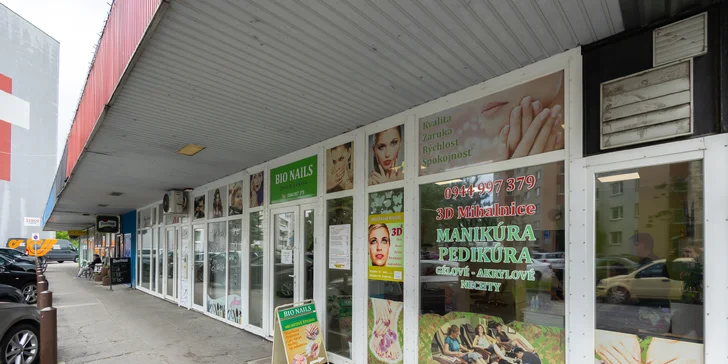 Bio Nails nájdete na dvoch adresách. Jednou z nich je Bieloruská 3, Bratislava, Podunajské Biskupice. 
