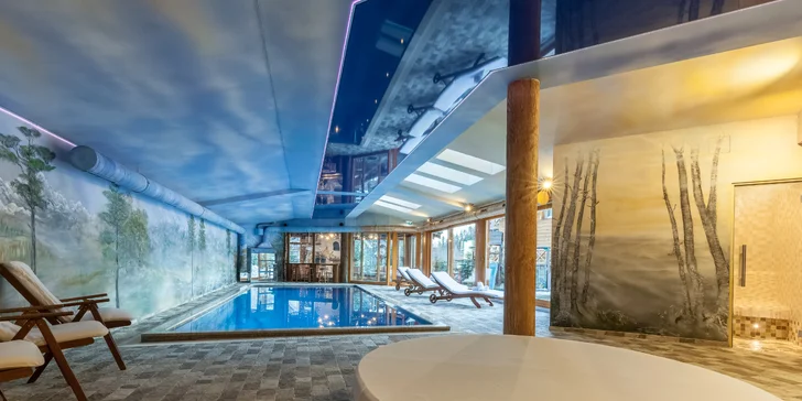 Po dni plnom výletov a objavovania tatranských krás je čas na poriadny relax vo wellness centre, do ktorého máte počas celého pobytu neobmedzený vstup.