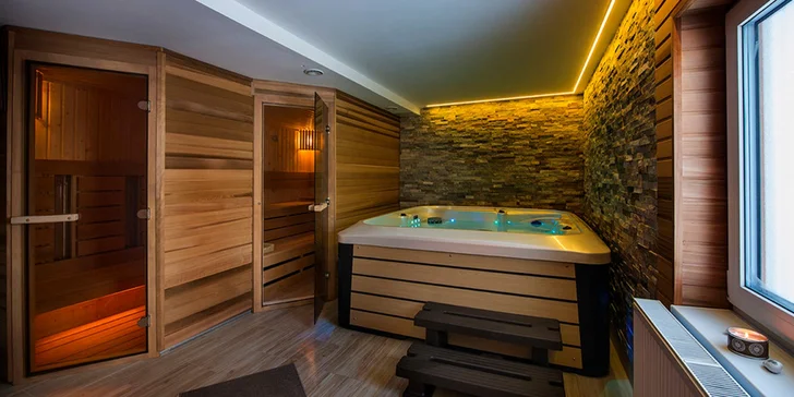 Během pobytu si užijete privátní wellness.