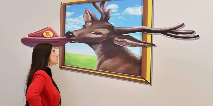 Vytvoříte si spoustu úžasných snímků spolu s exponáty, zde totiž nejsou hranice mezi skutečným a iluzorním!