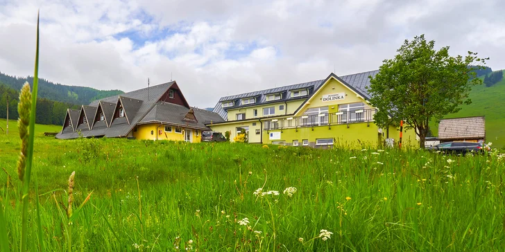 Pobyt v útulném penzionu s polopenzí a wellness pod Kráľovou hoľou