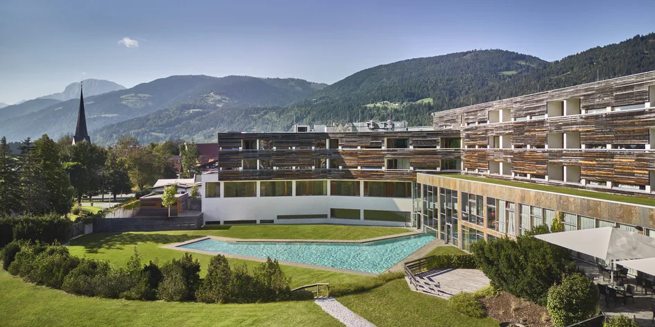 Luxus v Korutanech s regionální stravou a obřím wellness
