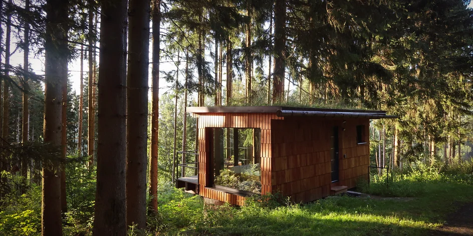 Tiny house v šumavských lesích s možností snídaní