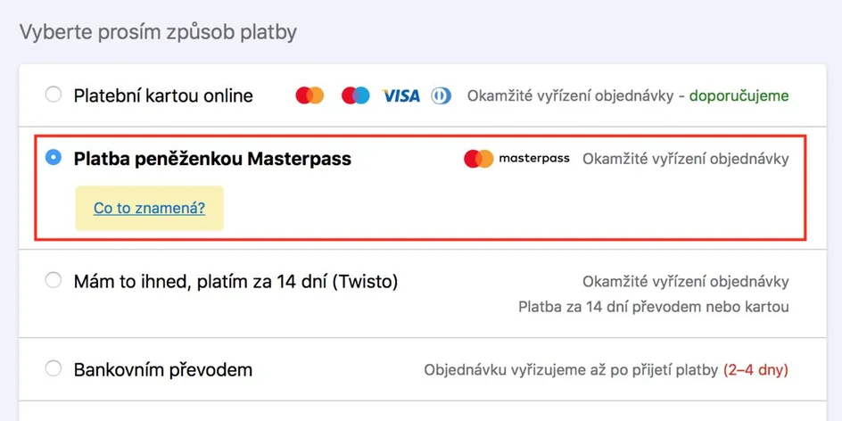 Získejte 5 % z nákupu zpět aneb Jak pohodlně nakupovat s Masterpass™