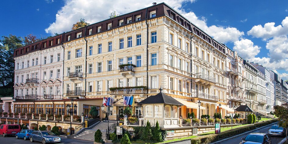 Karlovy Vary s jídlem, wellness i procedurami