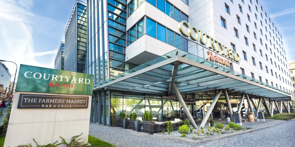 4* Courtyard Marriott Prague: snídaně, děti zdarma