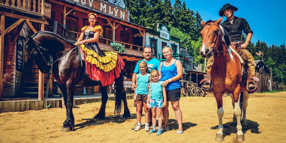 Sobotní celodenní vstupné do zábavního parku Šikland