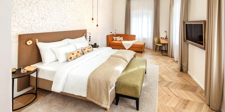 Romantika v krásném hotelu v srdci Krumlova se snídaní