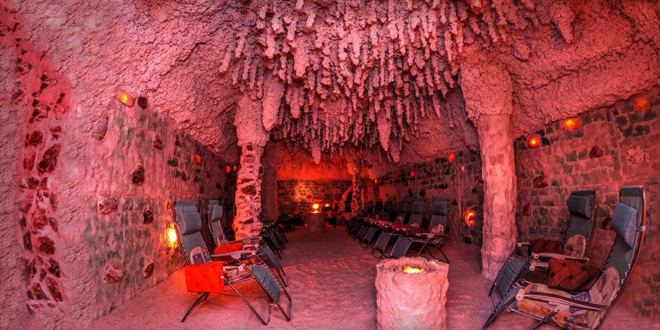 Relax v největší solné jeskyni v republice