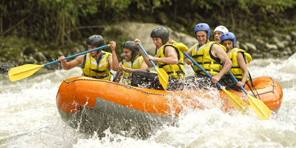 Víkendový rafting na řece Salze s možností dopravy