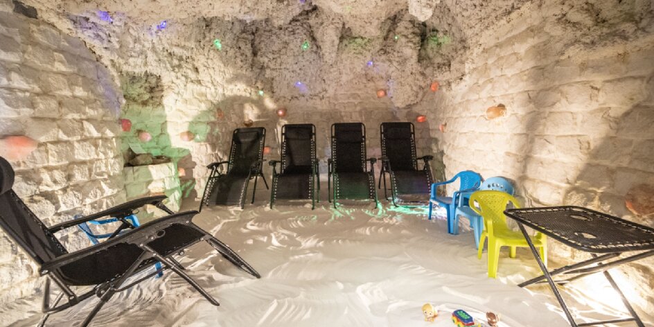 Relaxace v solné jeskyni pro 1 či 2 osoby