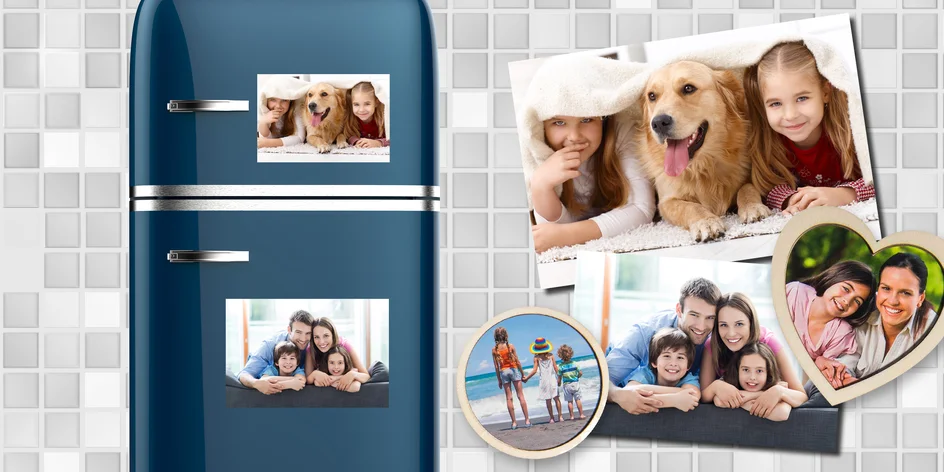 Sada 6 magnetek s vlastní fotografií