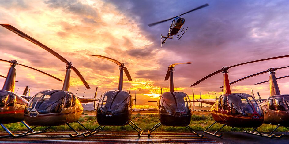 Vzrušující let vrtulníkem pro 1–5 osob