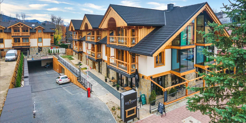 Moderní tatranské domky a apartmány v Zakopaném