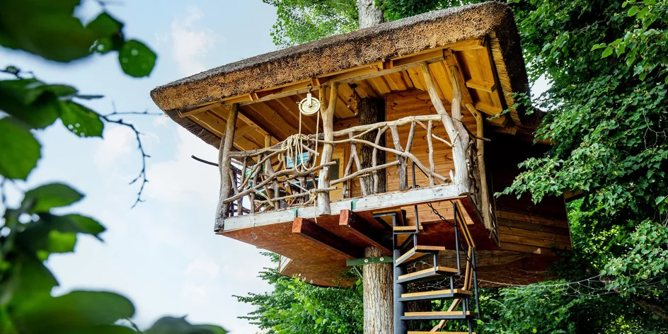 Čarovný pobyt v domčeku v korunách stromov