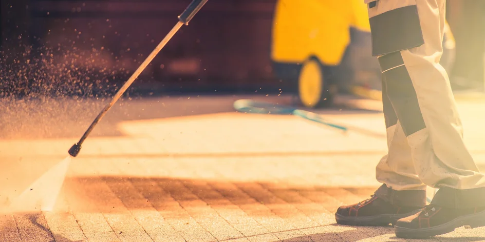 Čištění fasád, zámkové dlažby nebo střechy