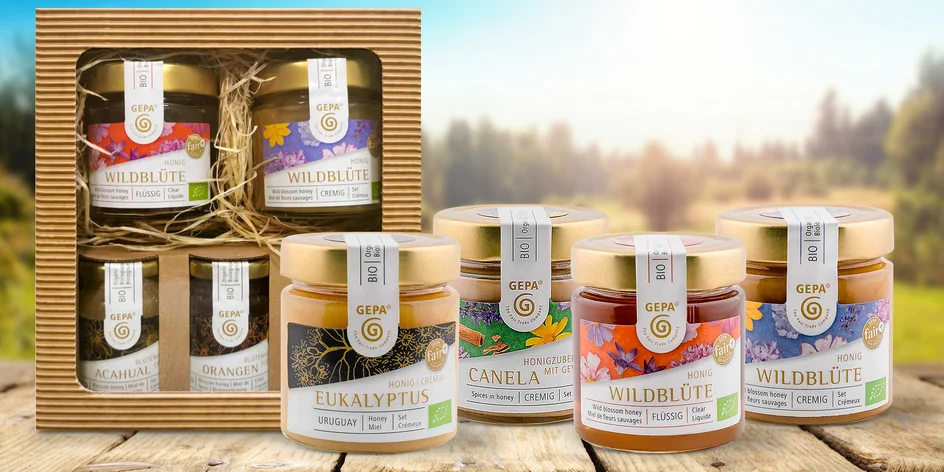 Fair trade bio medy s eukalyptem i skořicí