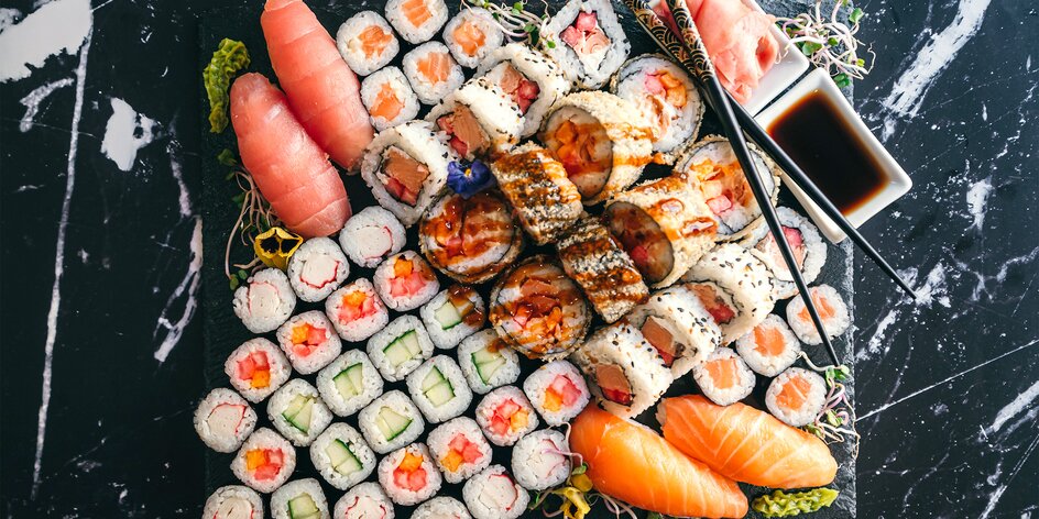 Voucher až na 1000 Kč na sushi k odnosu s sebou