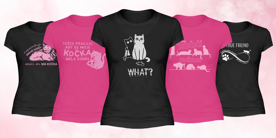Dámská trička pro milovnice koček: 5 velikostí