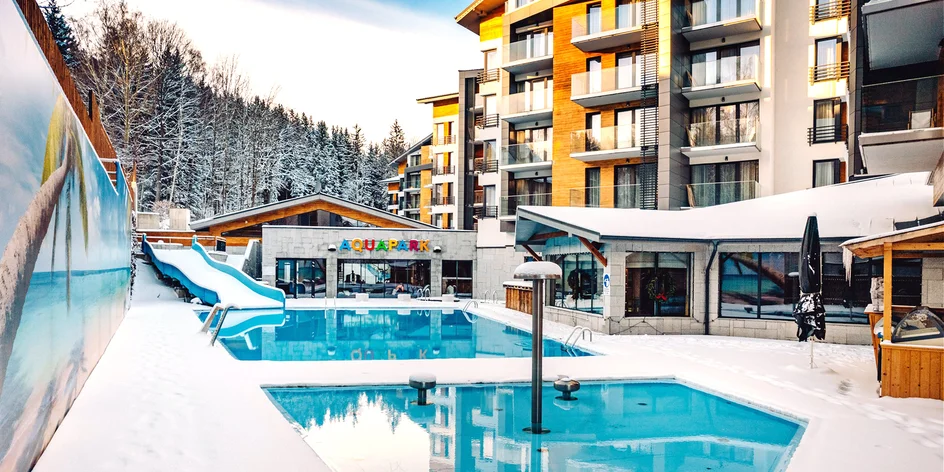 4* resort v polských Krkonoších: aquapark i wellness