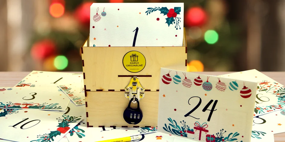 Adventní kalendář s šiframi a vánočním překvapením