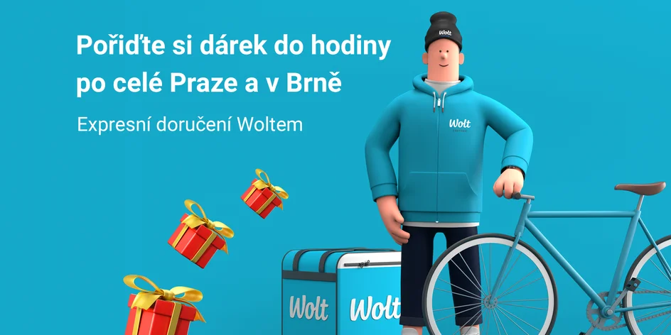 Pořiďte dárek do hodiny po celé Praze a v Brně!