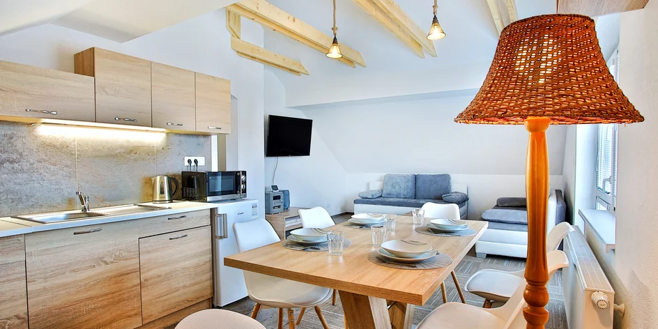Apartmány blízko Jasné a Tatralandie, možnost wellness