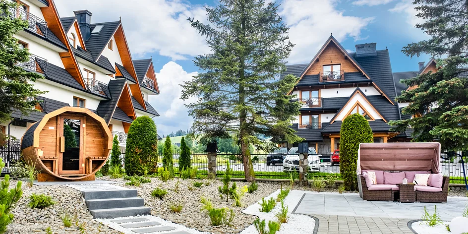 Lesní apartmány u Terma Bania: privátní wellness i snídaně