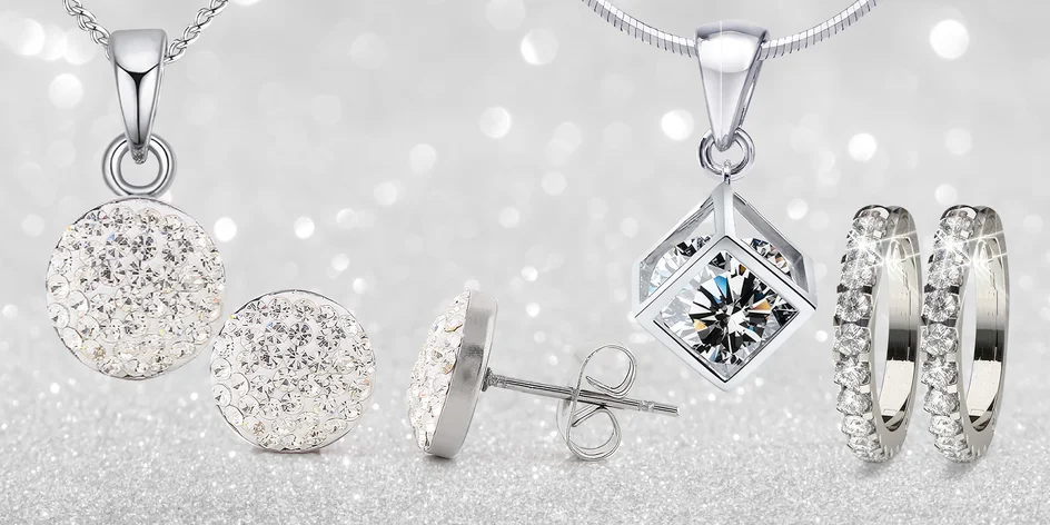 Ocelové šperky s krystaly Swarovski Elements