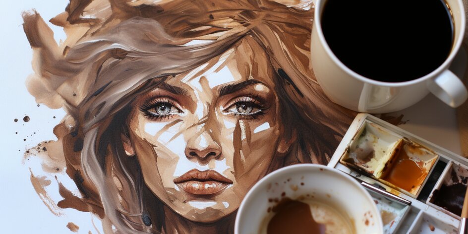 Kurz malování kávou: 5 hodin tvoření