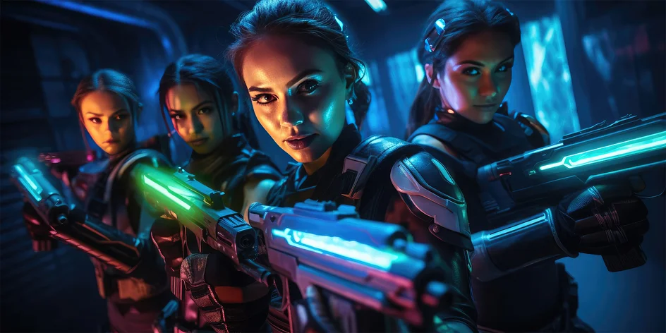 Laser game aréna s nejmodernější technikou EVO6