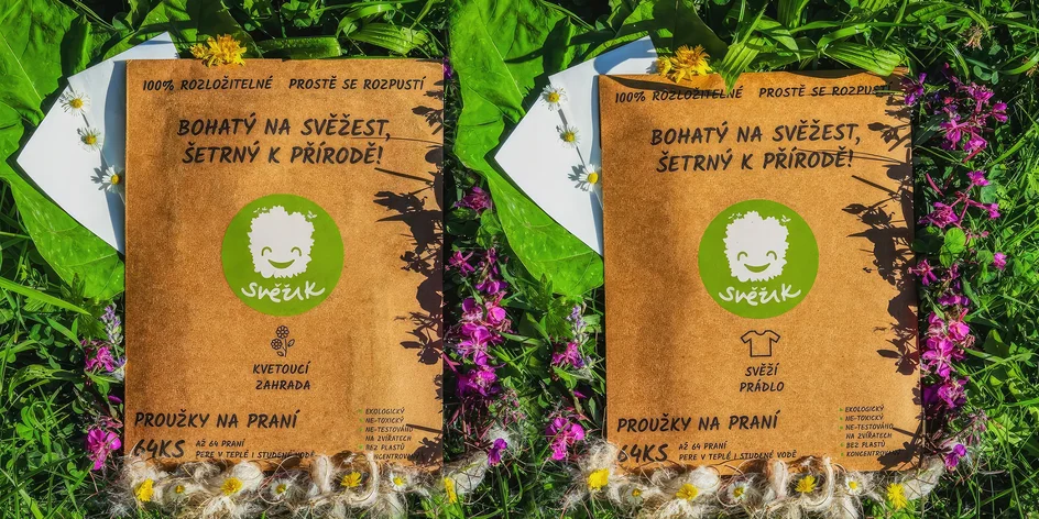Eko prací proužky Svěžík pro praní v ruce i pračce