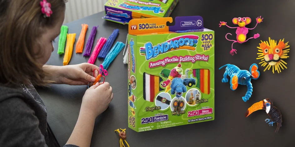 Bendaroos: tvarovací voskové provázky, 500 kusů