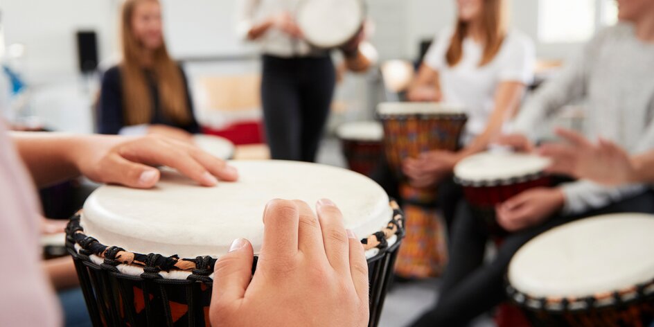 Lekce kreativního bubnování pro 1 či až 10 osob