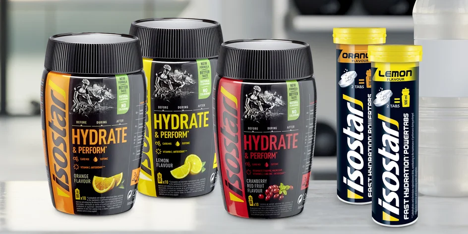 Isotonický šumivý nápoj Isostar v tabletách či prášku