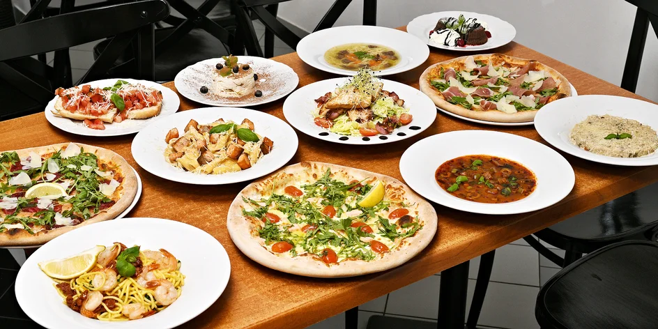 4chodové italské menu podle výběru v Nuslích