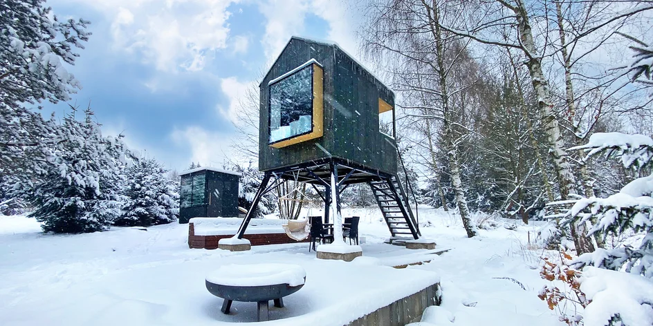 Pobyt v moderním a útulném posedu na Vysočině