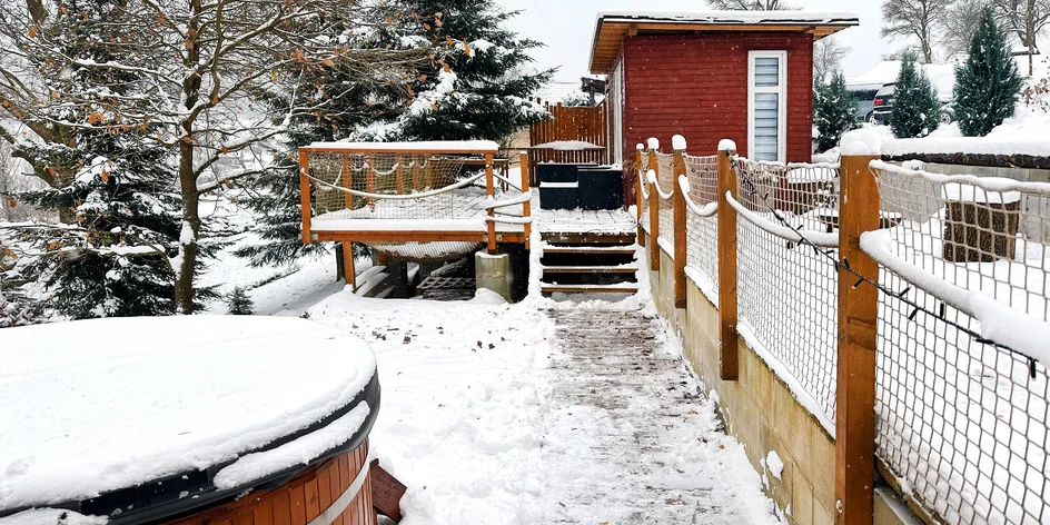 Pobyt v tiny house s venkovním koupacím sudem