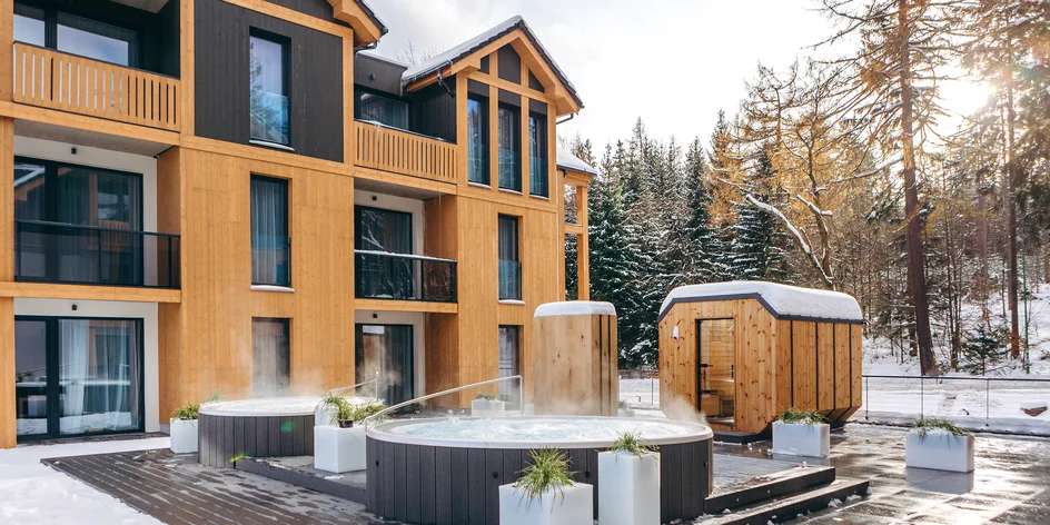 Apartmány ve Sklářské Porubě se snídaní a wellness, 2 děti zdarma